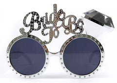 Lunettes de mariée NessiWorld argentées « Bride To Be » 15 x 10 cm