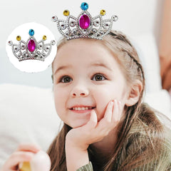 Nessiworld Silver Color Comb Model Princess Queen Crown No 2 12x7 cm