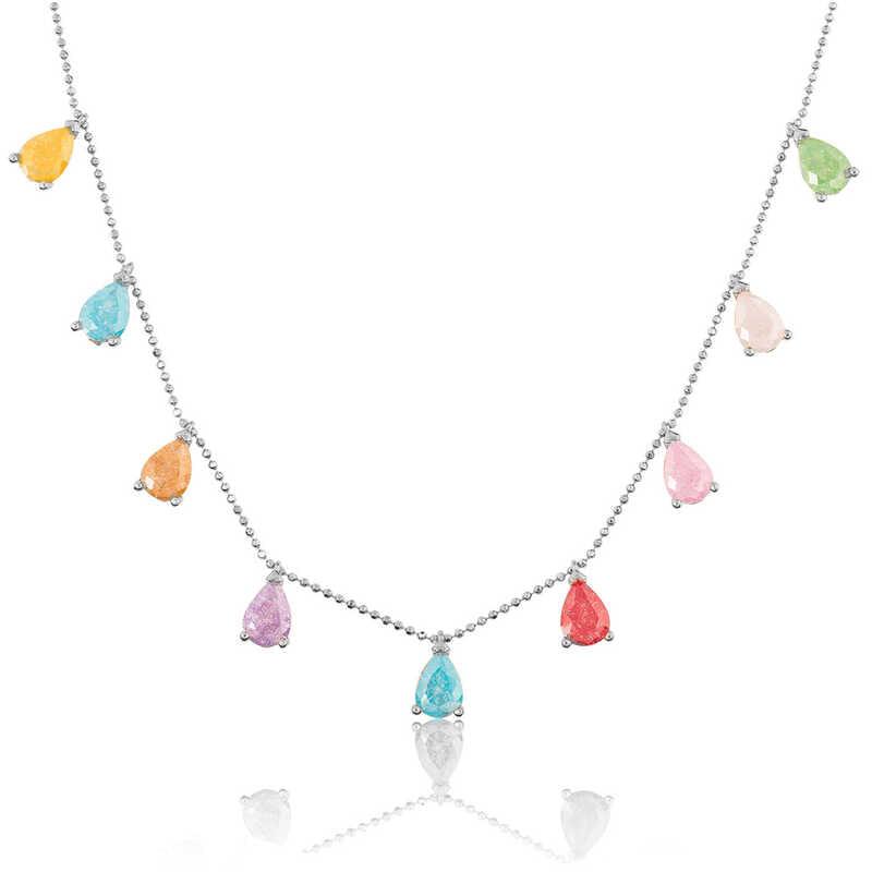 Silver Color Women's Lucky Necklace