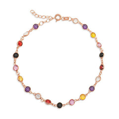 Silver Color Stone Women's Bracelet