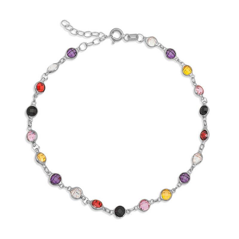Silver Color Stone Women's Bracelet