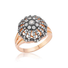 Bague pour femme en argent et diamants