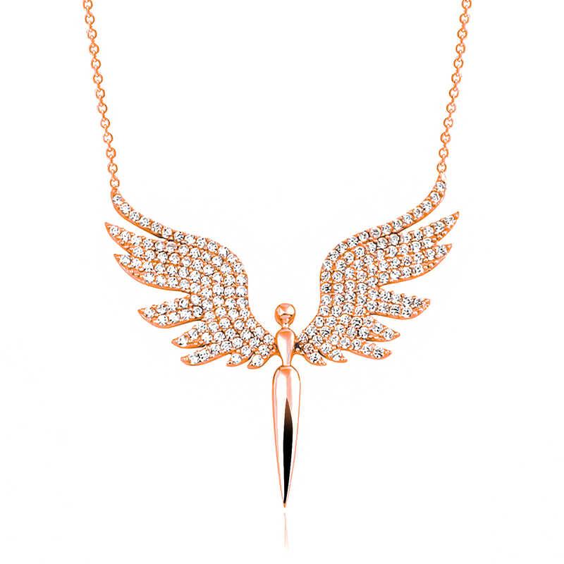 Silver Rose Michael Angel Women's Necklace