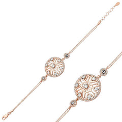 Bracelet Fleur de Vie en Argent pour Femme