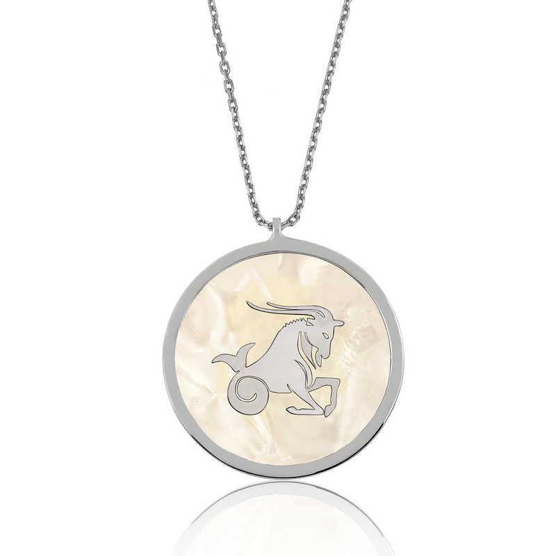 Silver Capricorn Women's Necklace