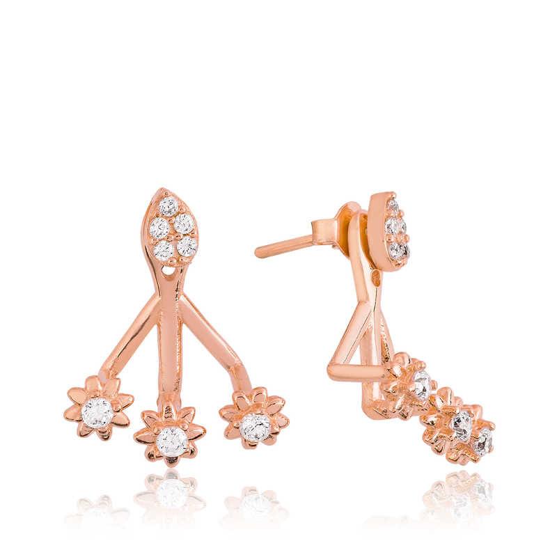 Silver Magic Flower Earrings