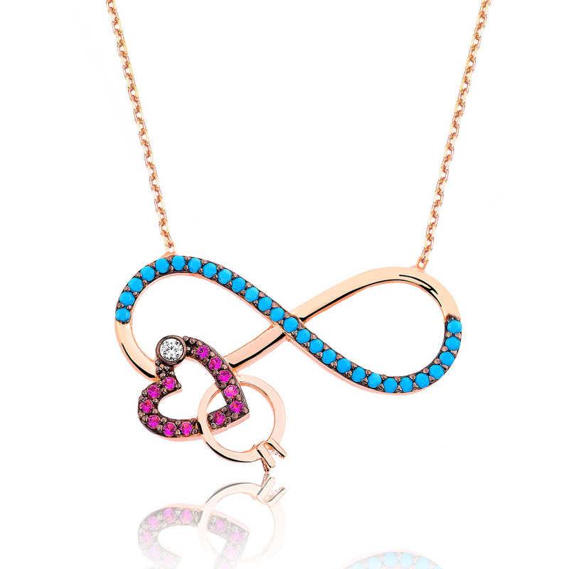 Silver Infinite Love Women's Necklace