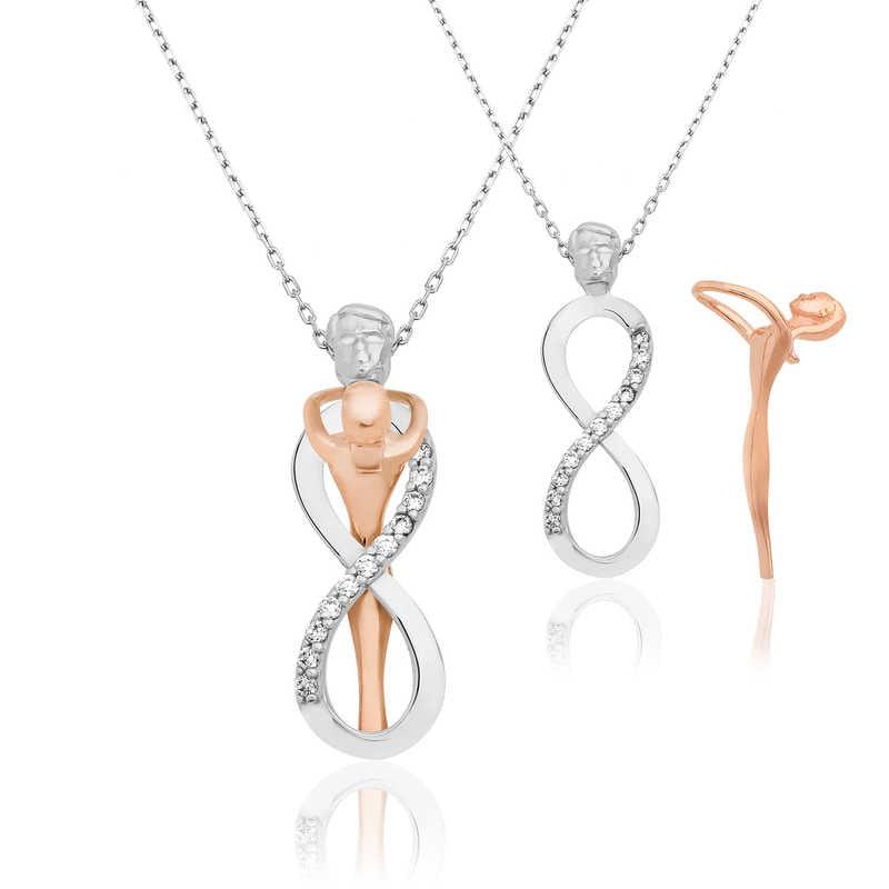 Silver Infinite Love Women's Necklace