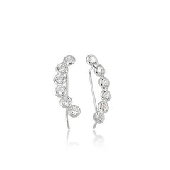 Silver Waterway Earring