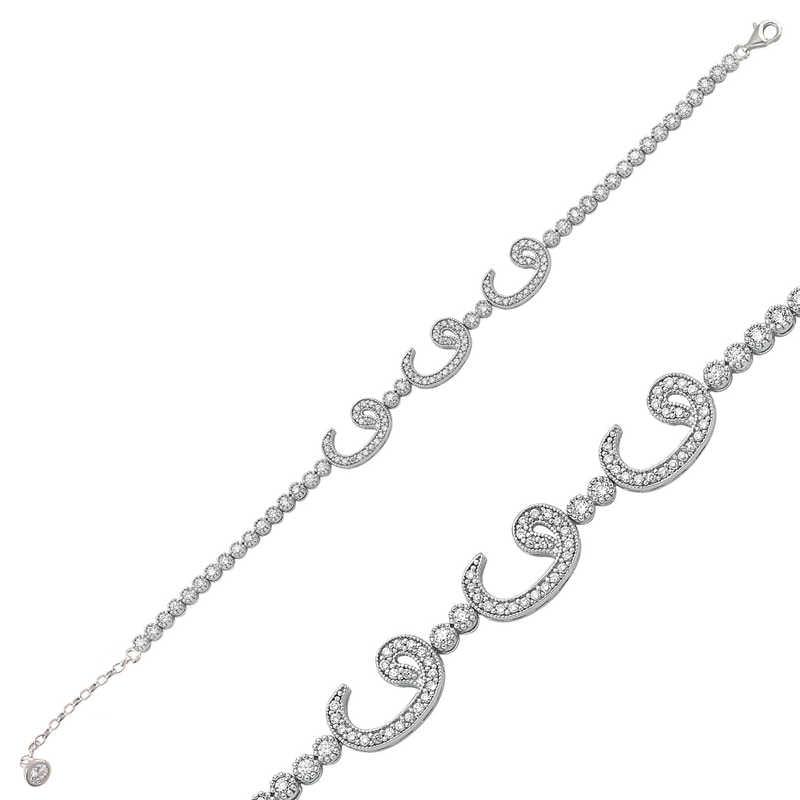 Silver Waterway Silver Vav Bracelet