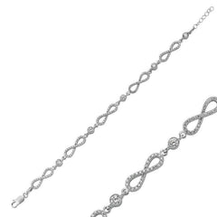 Bracelet femme infini en argent