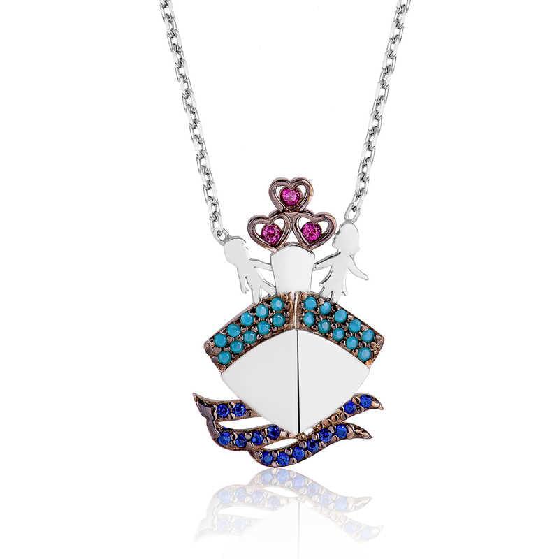 Silver Titanic Ladies Necklace