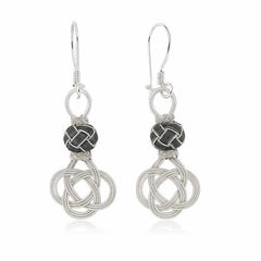 Silver Trabzon Knitting Kazaz Women's Earrings