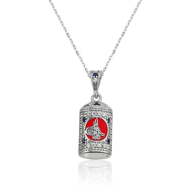 Silver Tugra Cevsen Women's Necklace