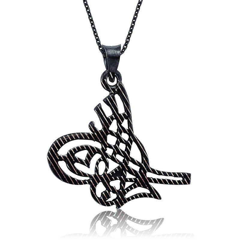 Silver Tughra Women's Necklace 