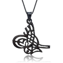 Silver Tughra Women's Necklace 