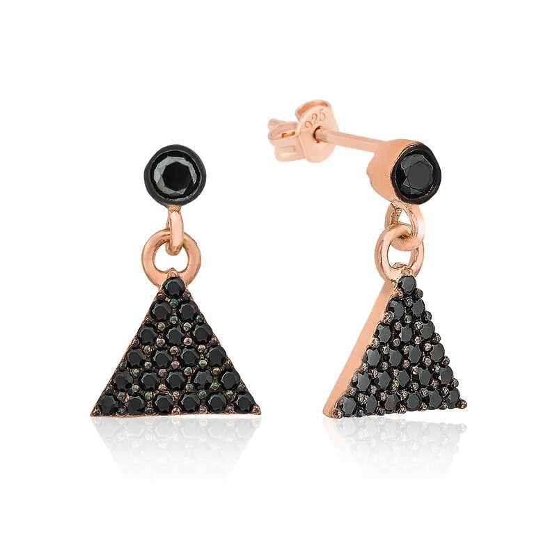 Silver Triangle Women's Earrings
