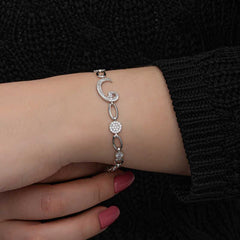 Bracelet Vav en argent pour femme
