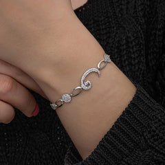 Bracelet Vav en argent pour femme
