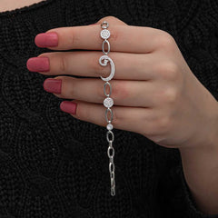 Bracelet Vav en argent pour femme