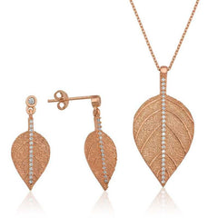 Silver Leaf Set of Two