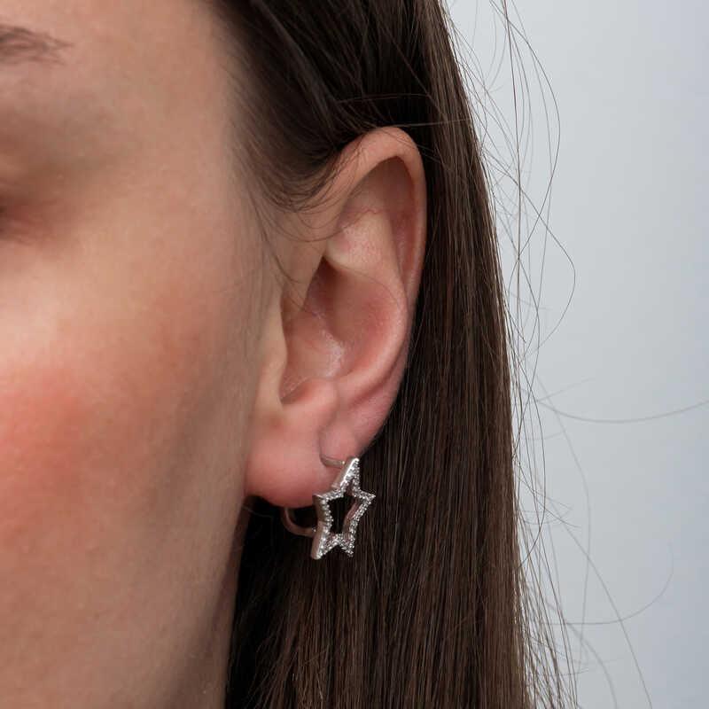 Silver Star Women's Earrings