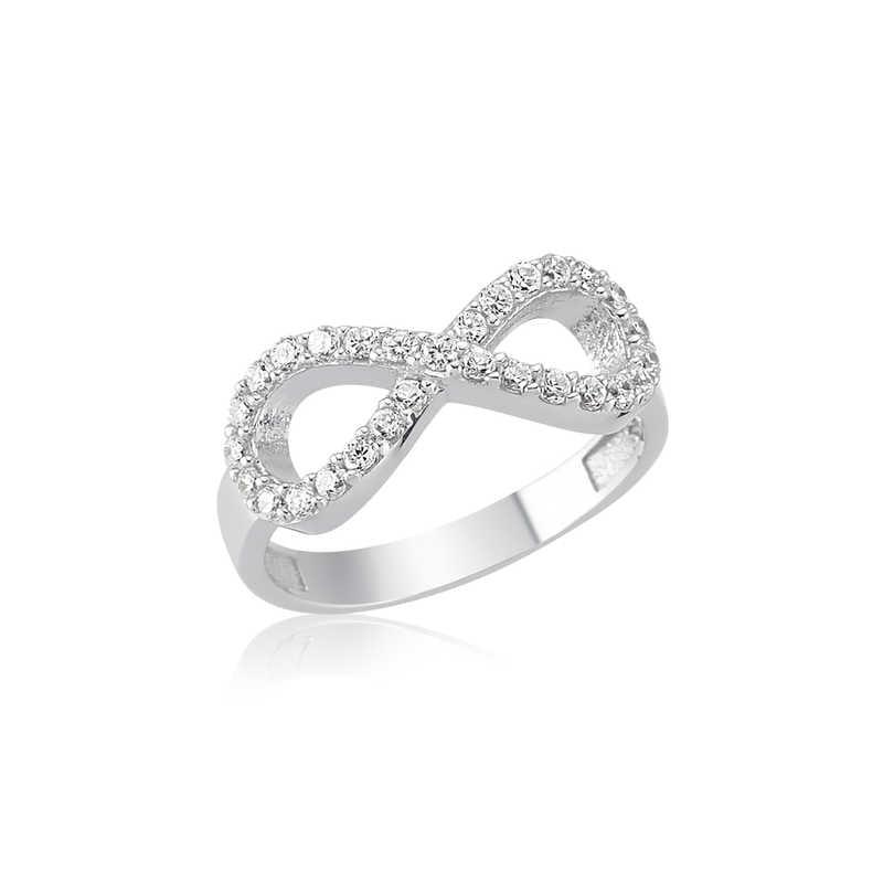 Silver Ladies Eternity Ring