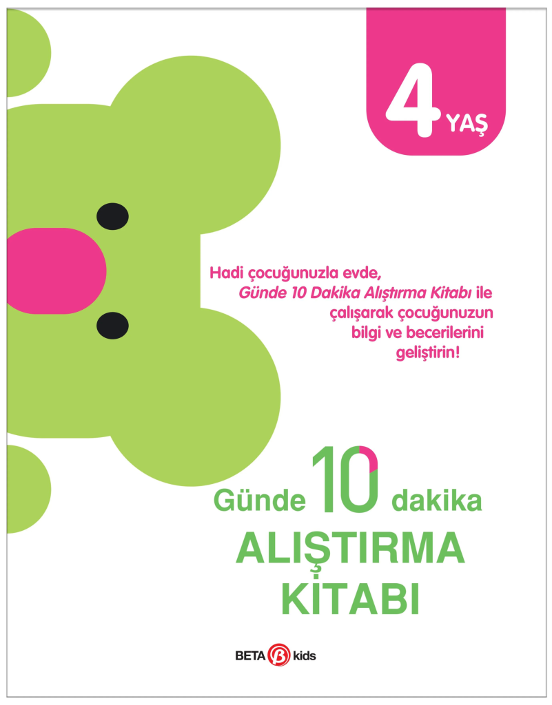 NessiWorld Günde 10 Dakika Alıştırma Kitabı 4 Yaş