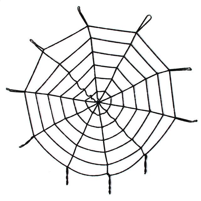 Nessiworld Halloween Spider Web Decor Black 1.5 Meters