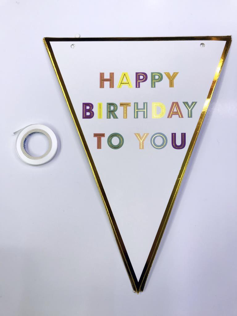Nessiworld Happy Birthday To You Pennant Flag Ornament
