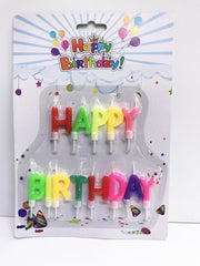 Nessiworld Happy Birthday Writable Colorful Birthday Candle