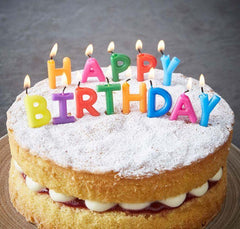 Nessiworld Happy Birthday Writable Colorful Birthday Candle