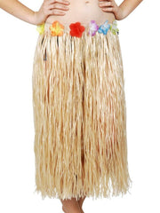 Nessiworld Hawaiian Style Hula Skirt – 60 cm Straw Natural Skirt
