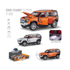 Nessiworld HCL-810PA Pull Back 1:22 Sound and Light Steam DF Safari Metal Jeep