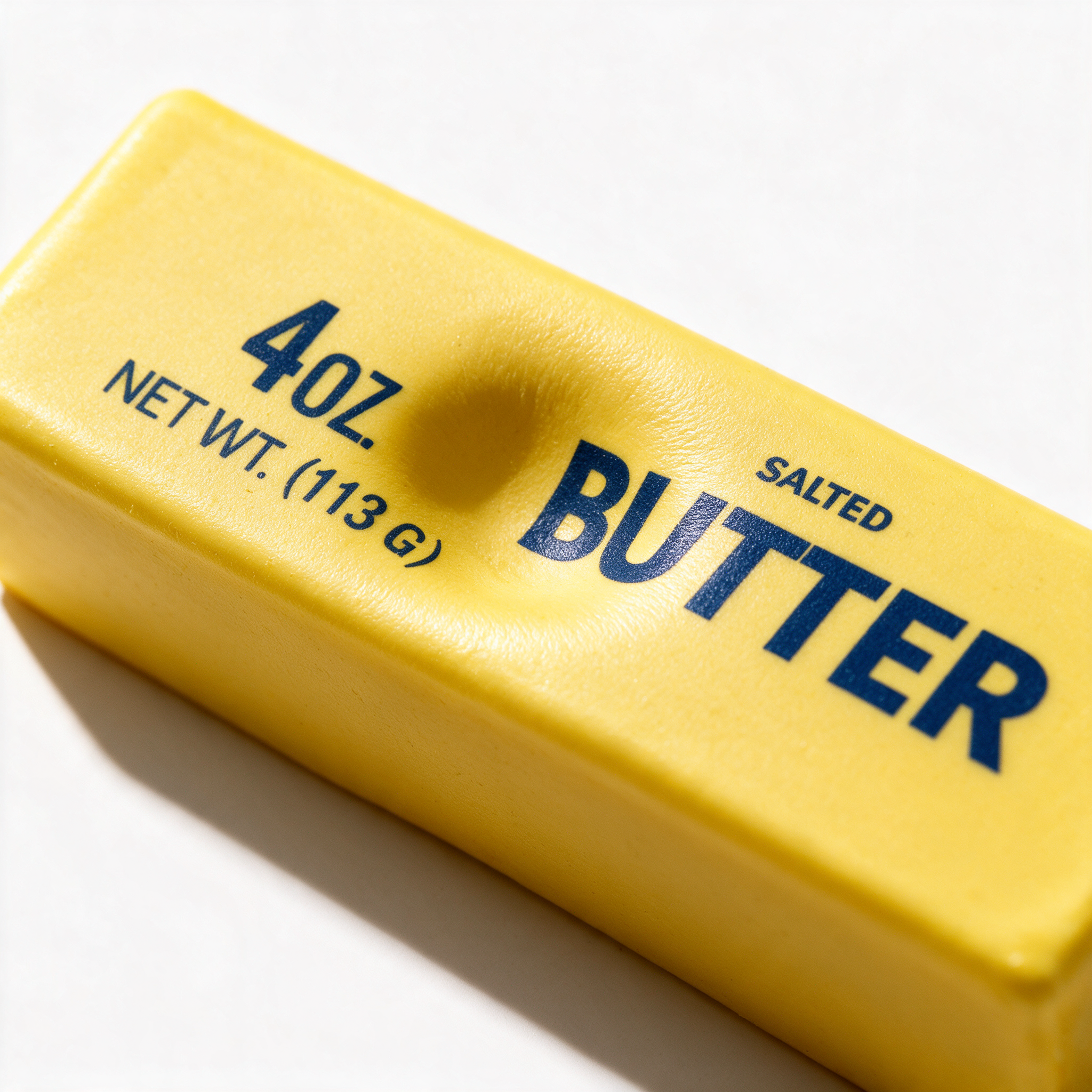 Squish Butter yüzey detayı ve parmak izi - yavaş geri dönen yapı