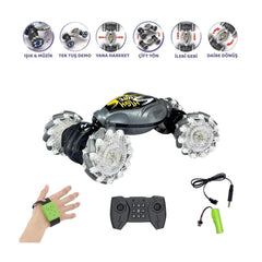 Voiture de cascade Nessiworld HG4-28, télécommande au poignet, rechargeable, 2,4 GHz