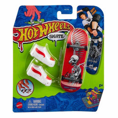 HGT46 Hot Wheels Skate Fingerboard and Shoe Bundle
