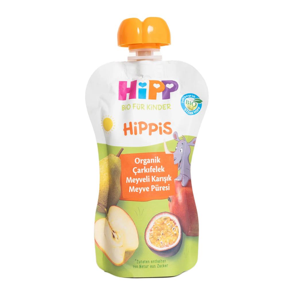 Nessiworld Hipp Organic Passion Fruit Mixed Fruit Puree 100 Gr