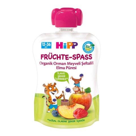 Nessiworld p Organic Forest Fruit Peach Apple Puree 100 Gr