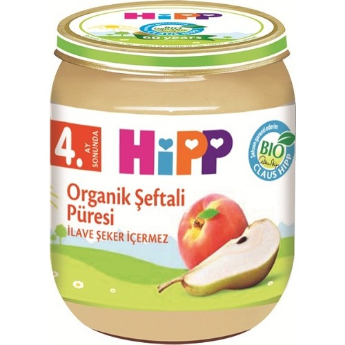 Hipp Organic Peach Puree 125 Gr
