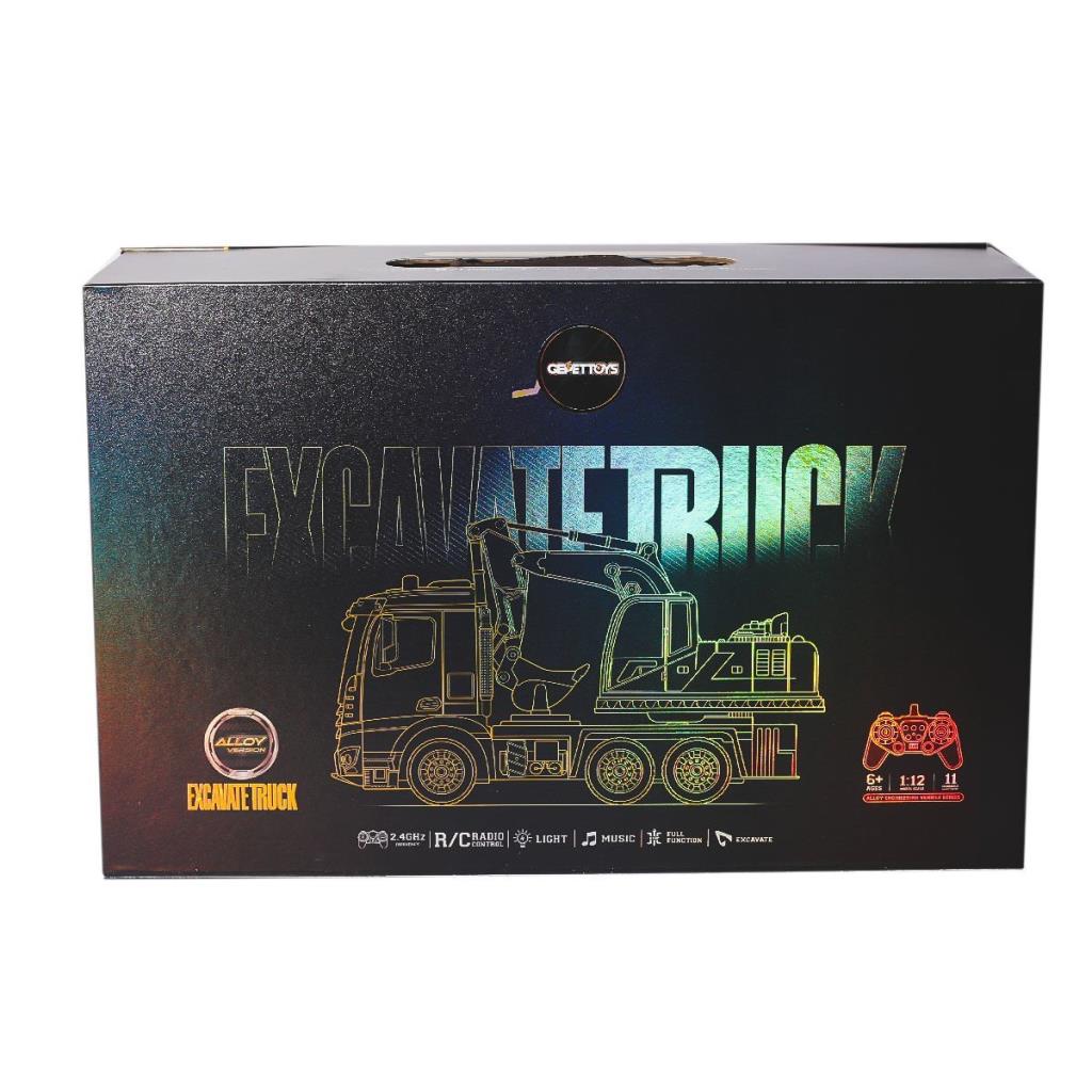 Camion pelleteuse télécommandé Nessiworld HJ8001-2 - Gepettoys 