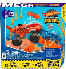 HKF88 MEGA™ Hot Wheels® Smash n Crash Tiger Shark Crash Set 245 pieces Ages 5+
