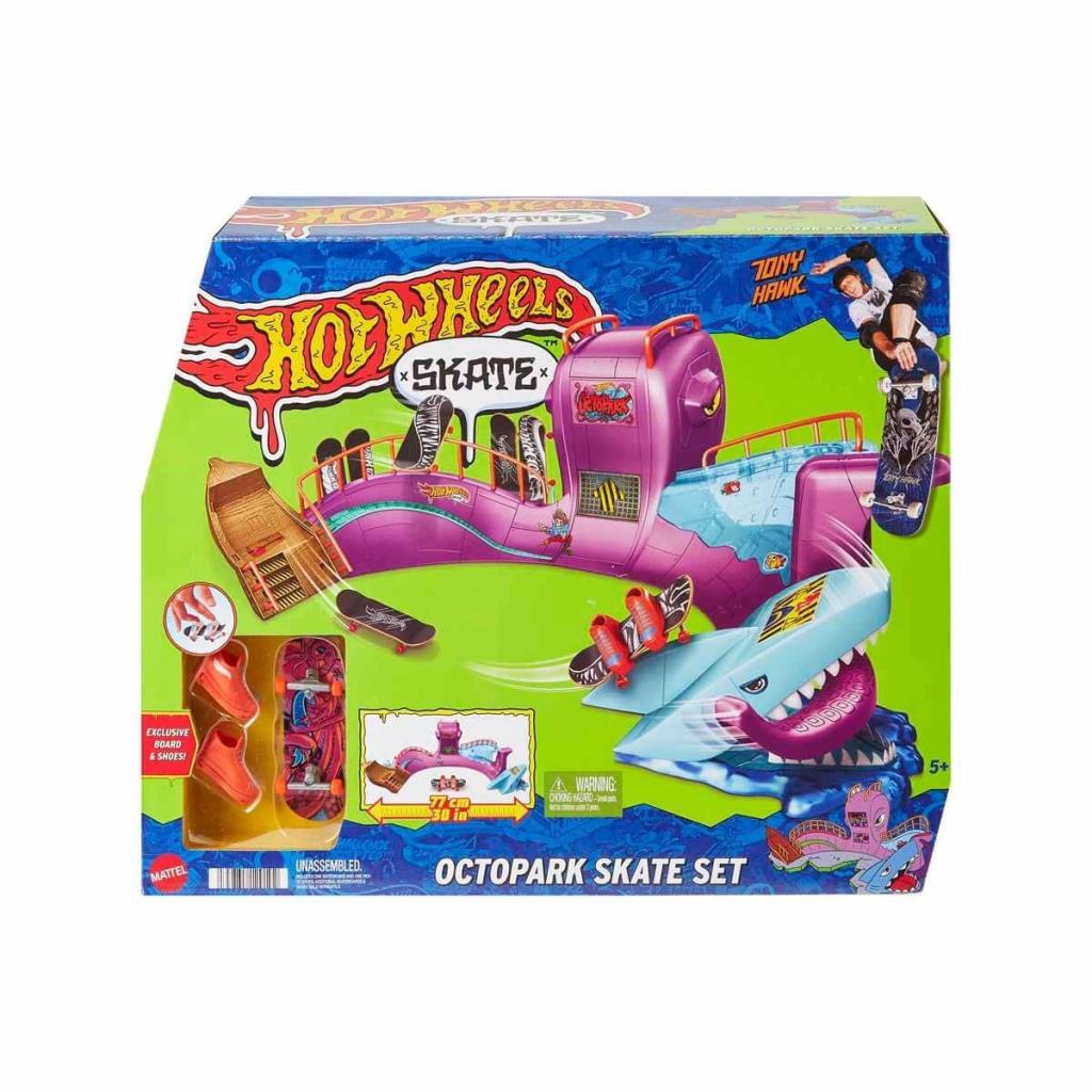 HMK01 Hot Wheels Skate Octopus Skateboard Park Playset