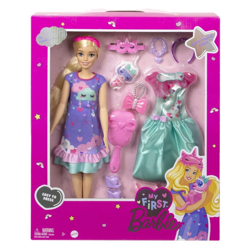 HMM66 Ma première Barbie - Ma première poupée Barbie - Poupée de luxe