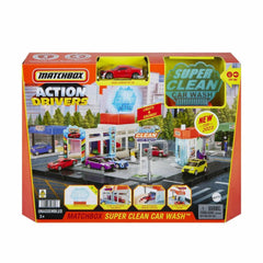 HNJ54 Matchbox Action Drivers Super Car Wash Playset