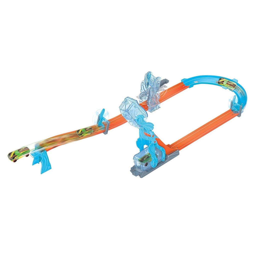 Nessiworld Hot Wheels Track Builder Coffret de cascades à thème éolien HNJ67