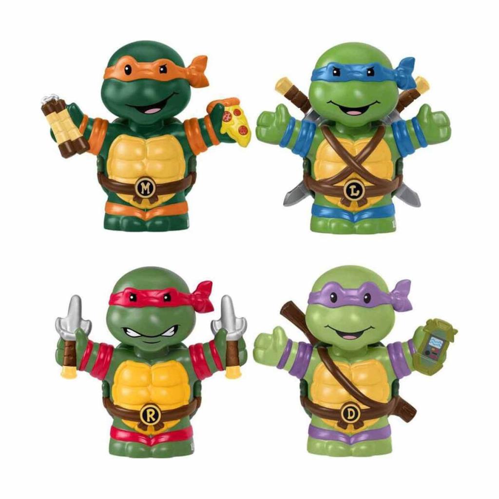 Nessiworld   HPM43 Little People® Collector Teenage Mutant Ninja Turtles 4'lü Özel Set