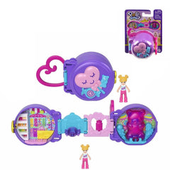 Nessiworld HRD73 Polly Pocket Cute Animal Themed Mini Game Sets