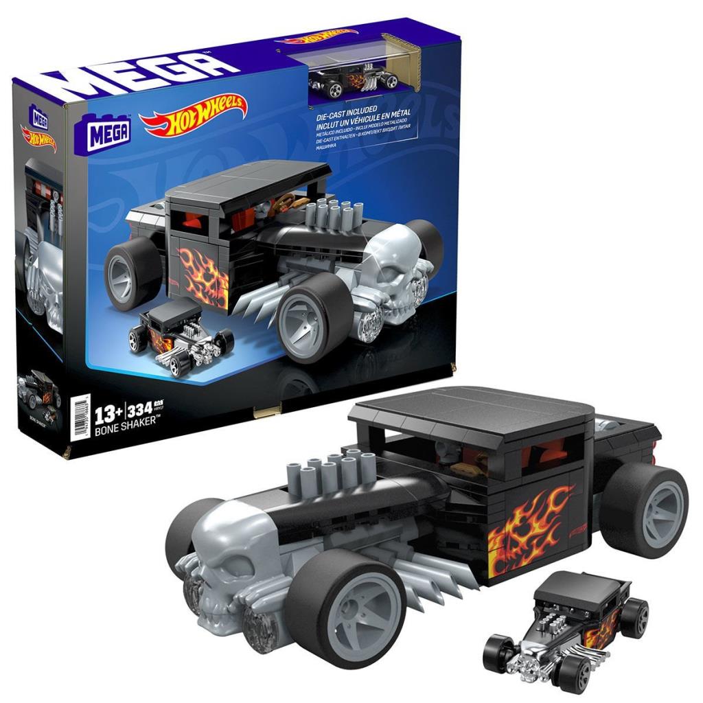 NessiWorld HRY17MEGAHotWheelsBoneShaker334pieces+5years