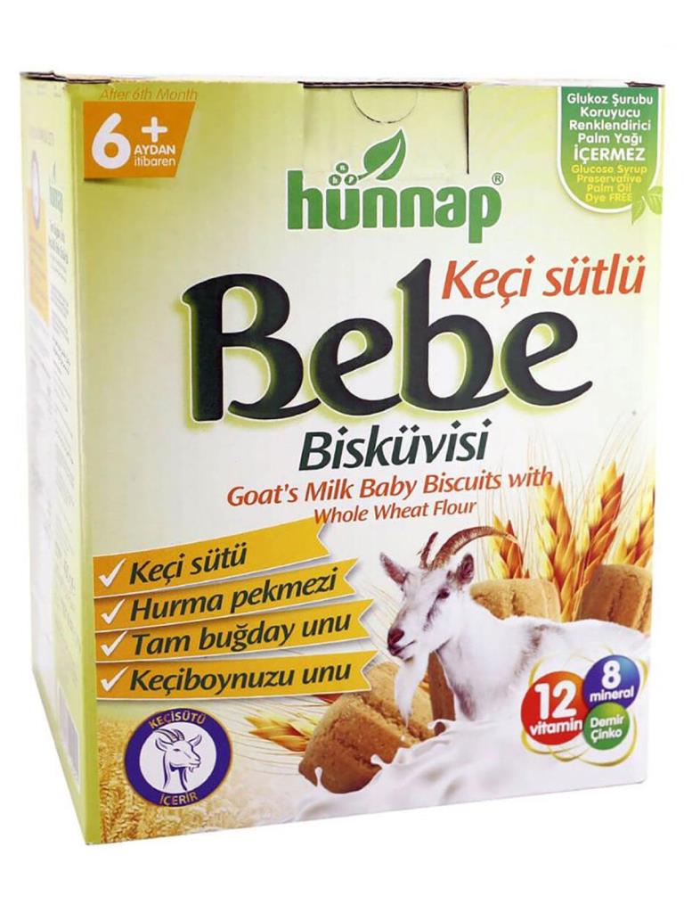 Nessiworld Hünnap Keçisütlü Vitaminli Bebe Bisküvisi 400 Gr